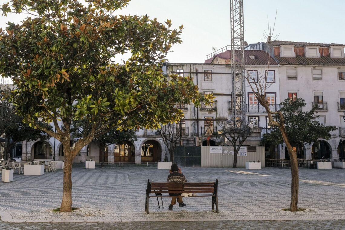 A cidade estava deserta…