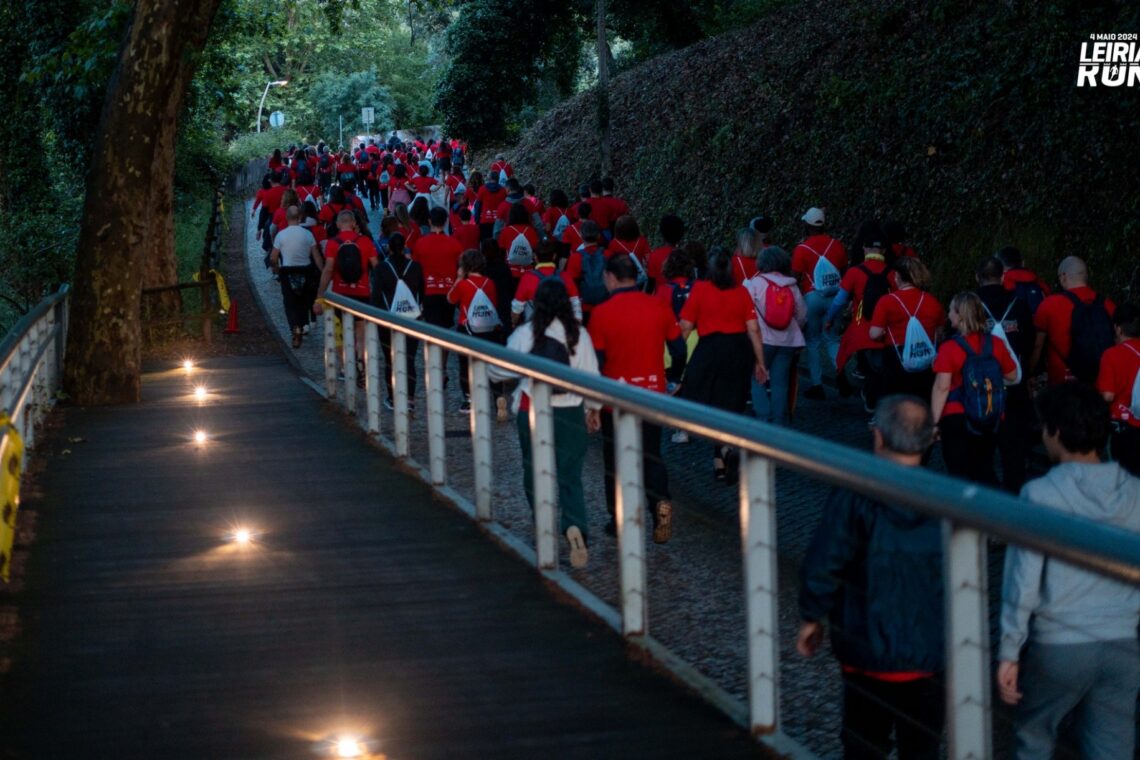 Uma caminhada de nove quilómetros e uma corrida de 13 quilómetros integraram o evento