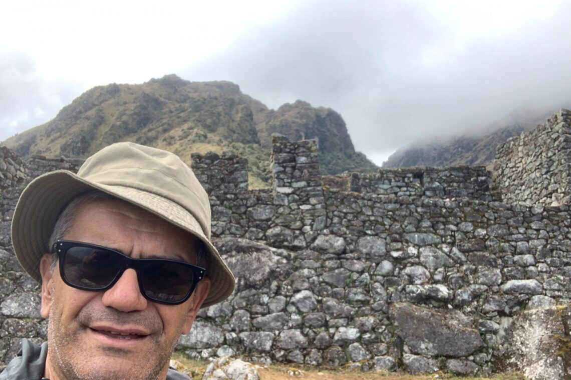 Luís Malhó cumpriu  recentemente o sonho de fazer o  caminho Inca até Machu Pichu