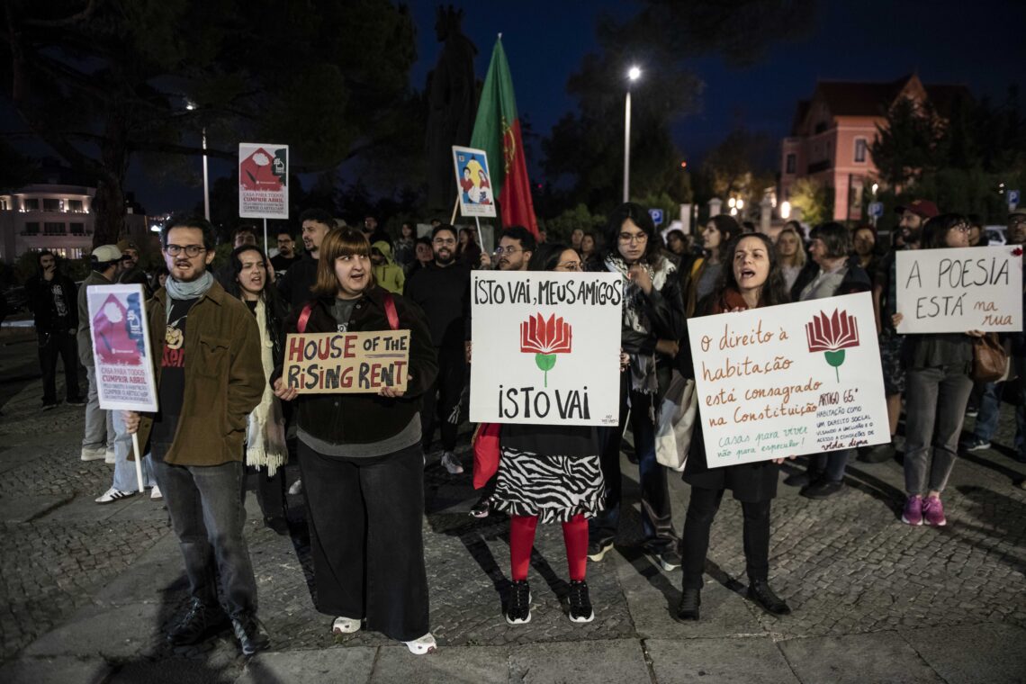 Manifestação em Leiria pelo direito à habitação