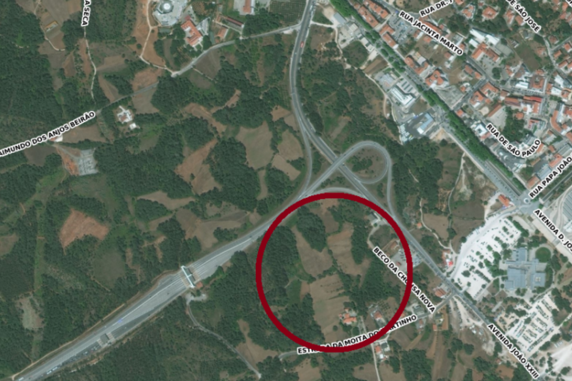Plataforma será instalada num terreno próximo do acesso à auto-estrada