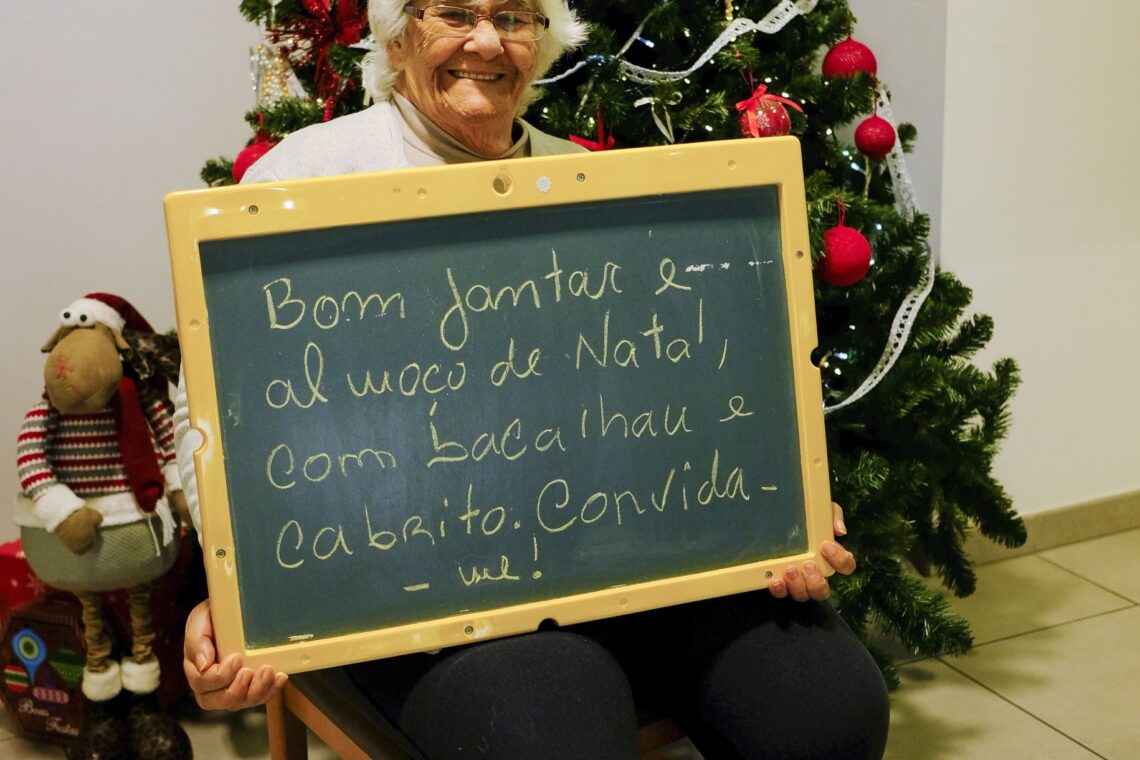 Avós e netos desejam muito amor e visitas neste Natal