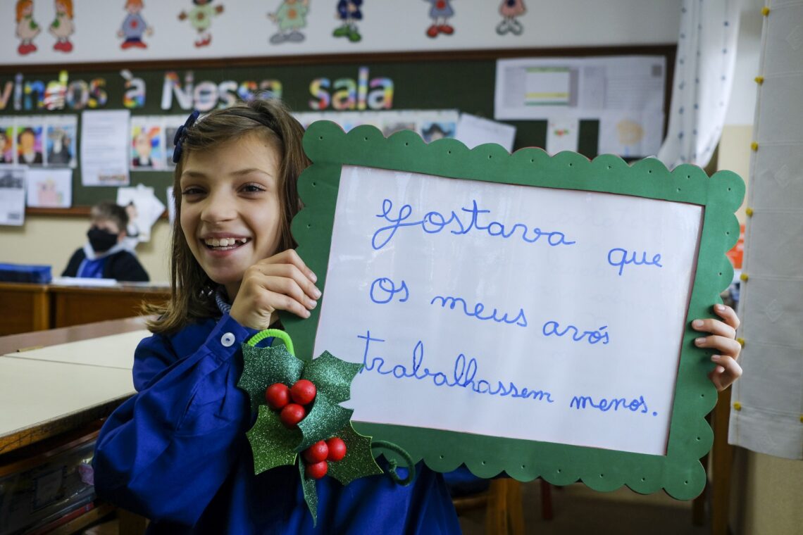 Avós e netos desejam muito amor e visitas neste Natal
