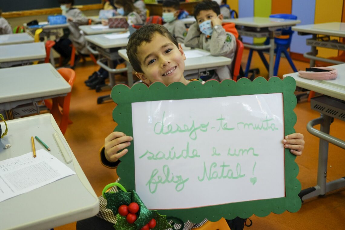 Avós e netos desejam muito amor e visitas neste Natal