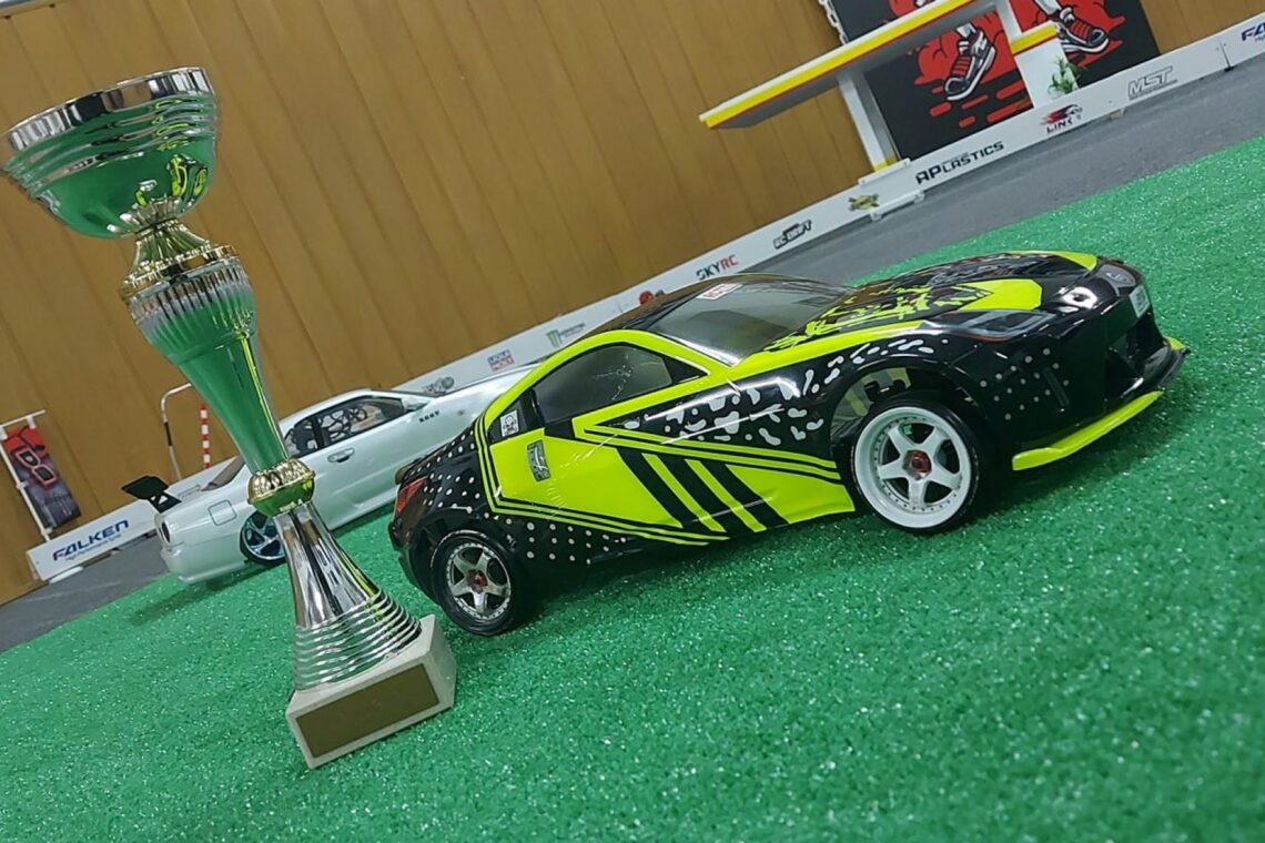 O drift à escala 1/10 também vai competir neste fim-de-semana