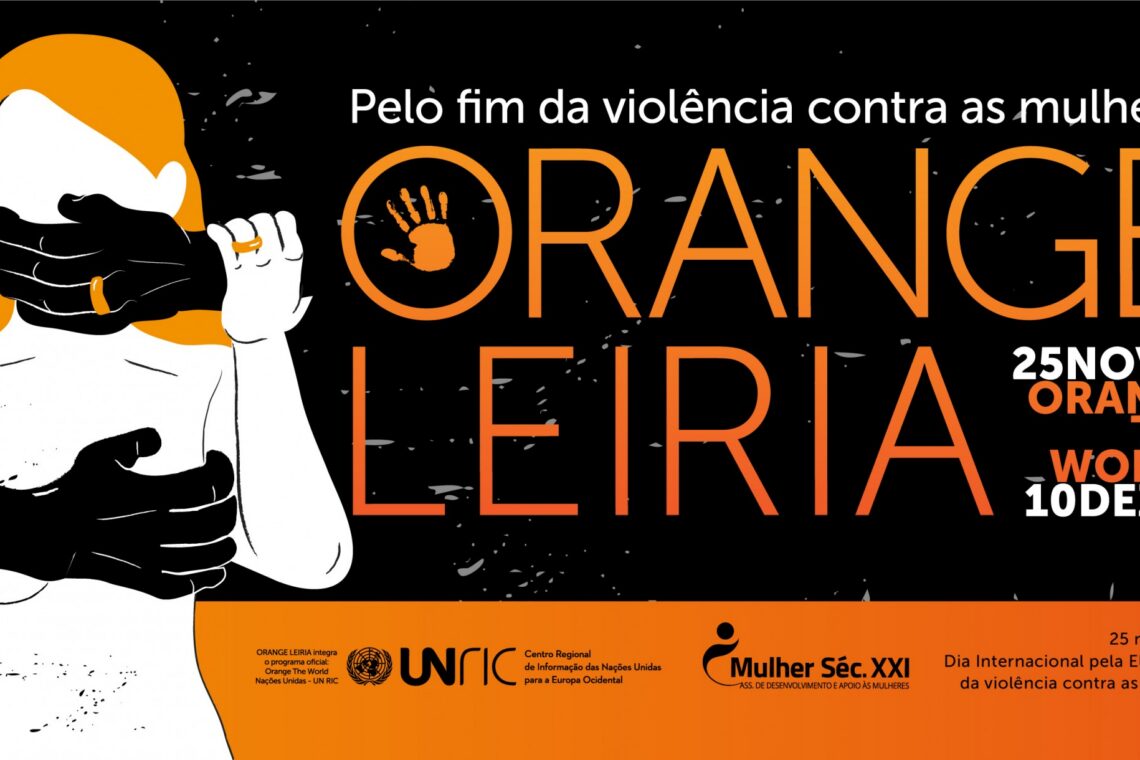 Mural pintado em Leiria alerta para o fim da violência contra mulheres