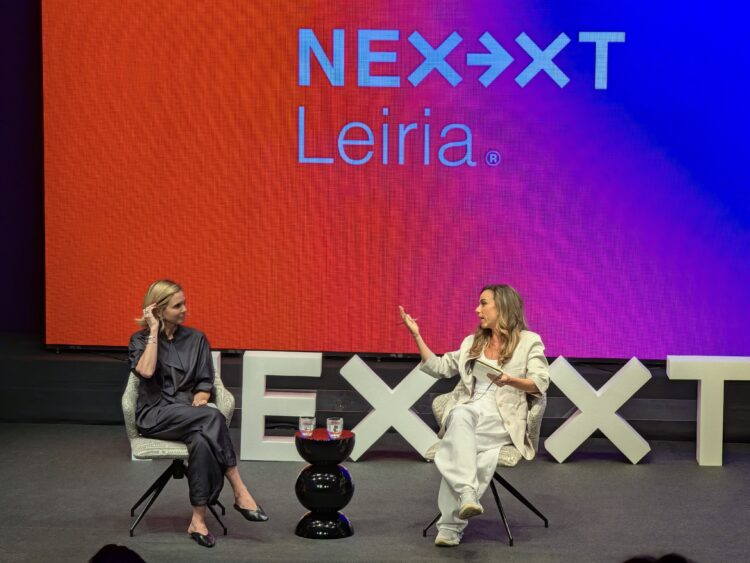 Mariana van Zeller e Filomena Cautela no Nexxt Leiria