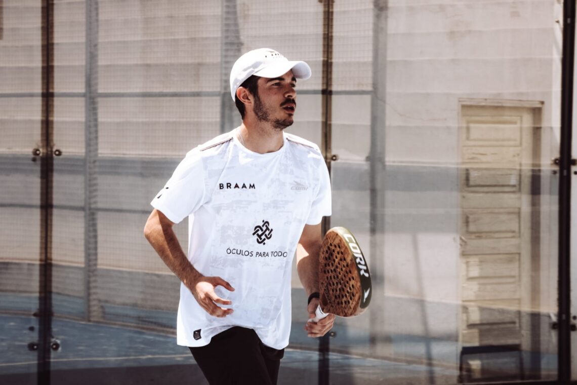 Bruno, David, Bernardo, Manuel, André e Bruno Ferreira praticavam outras modalidades mas deixaram-se render e investiram no padel