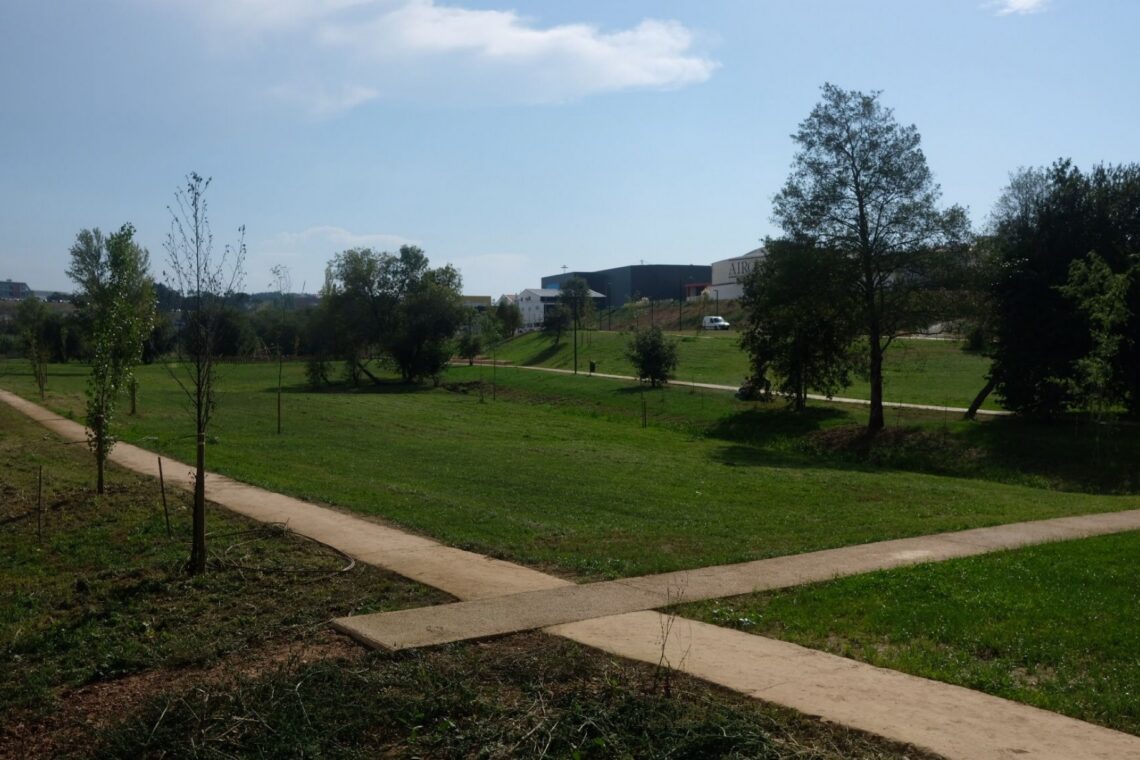 Parque verde de Porto Moniz, em Leiria, inaugurado no dia 1 de Outubro