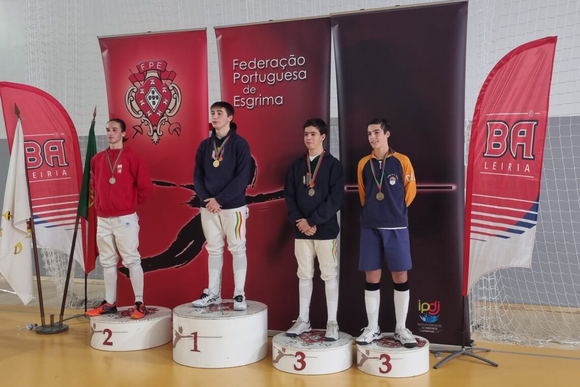 Pedro Coelho (à esq.) conquistou a medalha de prata