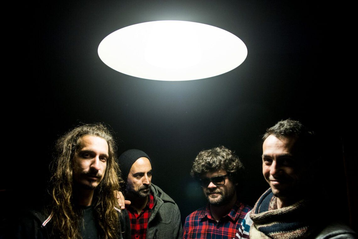 'Shoegaze' ainda continua forte no sangue de Nuno Filipe, Filipe Rocha, Ricardo Fiel e Luís Mendes (Foto: Ricardo Graça)