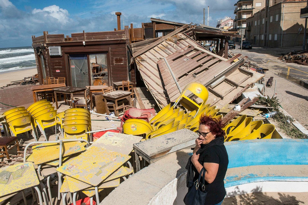 Praia do Pedrógão: Restaurante ‘Manel’ destruído