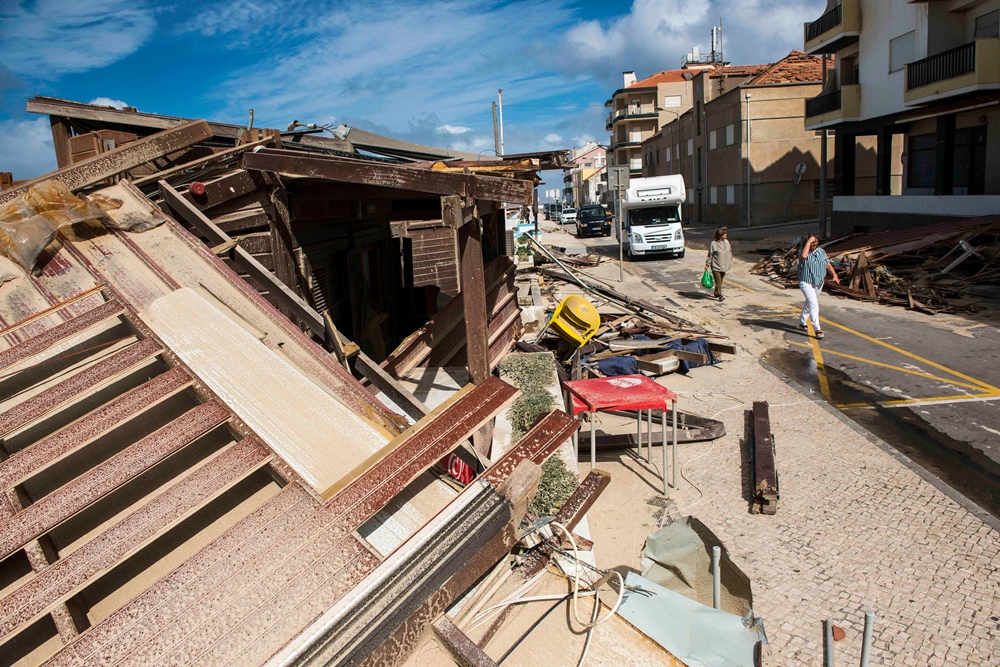 Praia do Pedrógão: Restaurante ‘Manel’ destruído