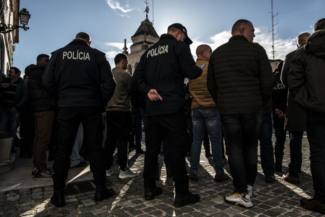 Agentes estiveram parados cerca de meia-hora em Leiria