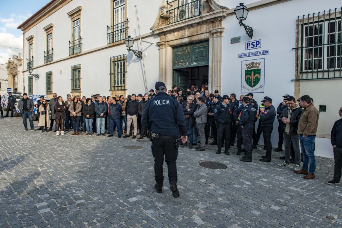 Agentes estiveram parados cerca de meia-hora em Leiria