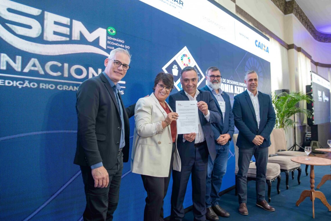 Sérgio Leandro, director da ESTM, de Peniche, marcou presença no III Fórum de Desenvolvimento da Economia Azul no Brasil
