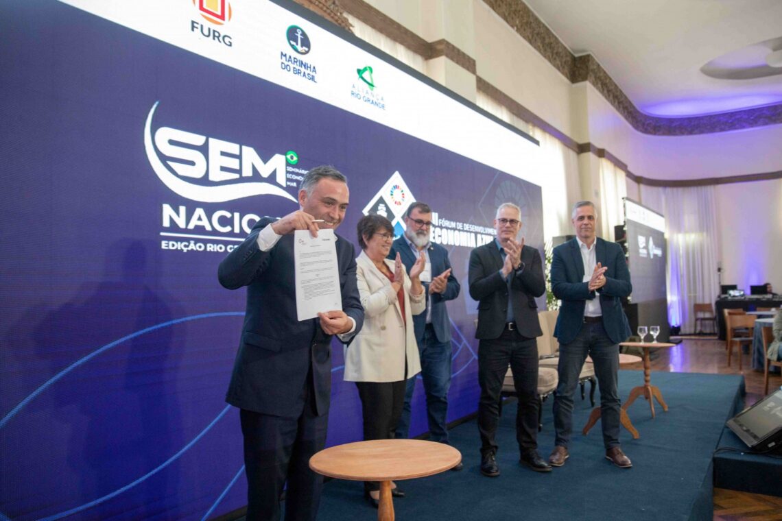 Sérgio Leandro, director da ESTM, de Peniche, marcou presença no III Fórum de Desenvolvimento da Economia Azul no Brasil