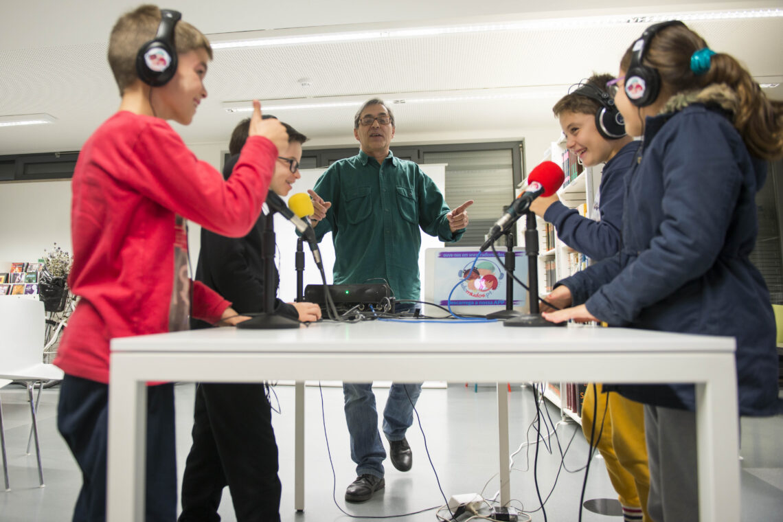 Jornalistas de palmo e meio dão voz aos alunos da escola de Ansião