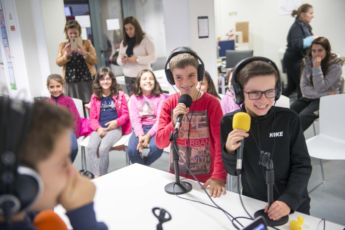 Jornalistas de palmo e meio dão voz aos alunos da escola de Ansião