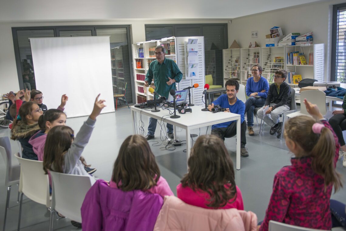Jornalistas de palmo e meio dão voz aos alunos da escola de Ansião