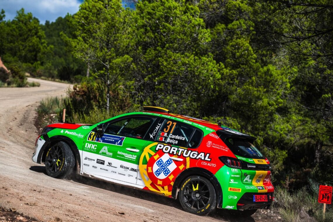 Cardeira competiu ao volante de Peugeot 208 Rally4 Luso