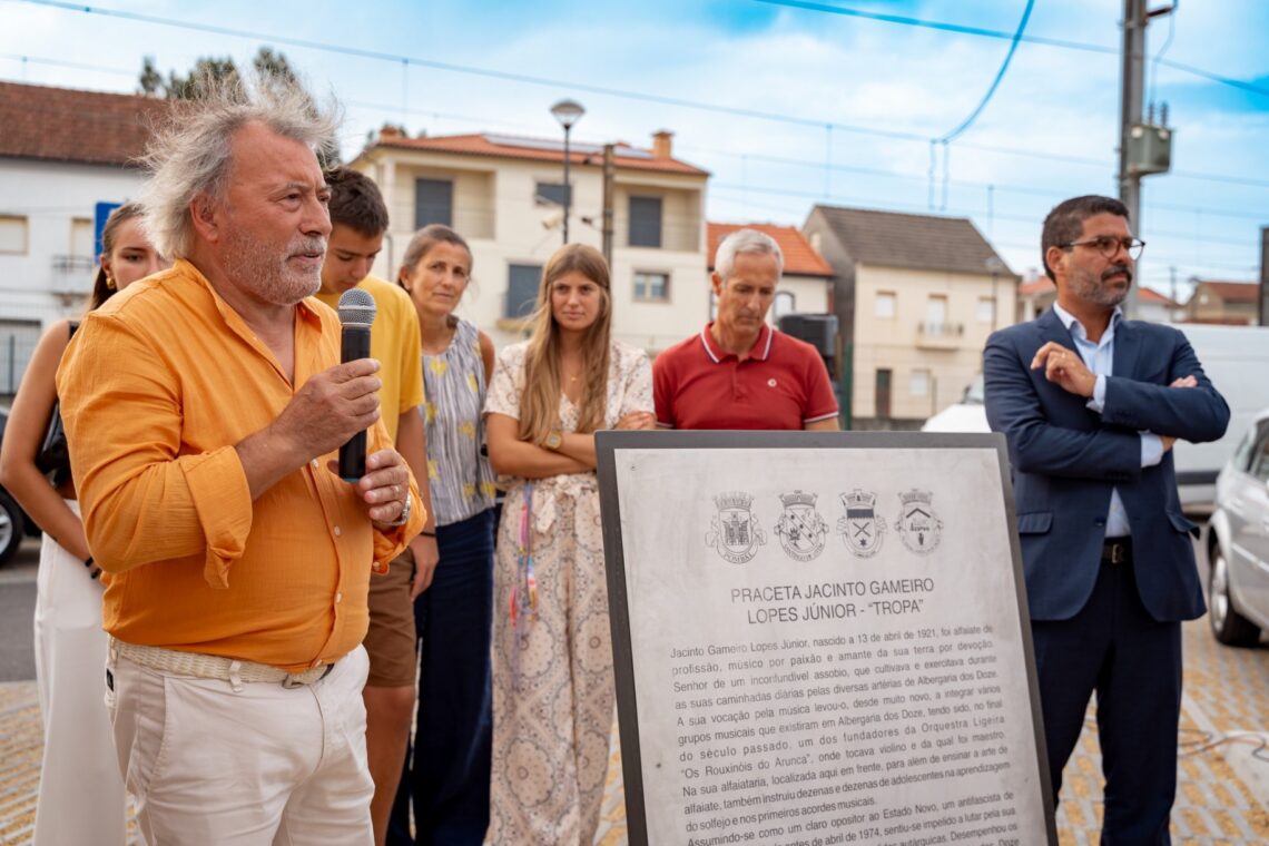 Largo foi rebaptizado Praceta Jacinto Gameiro Lopes Júnior “Tropa”