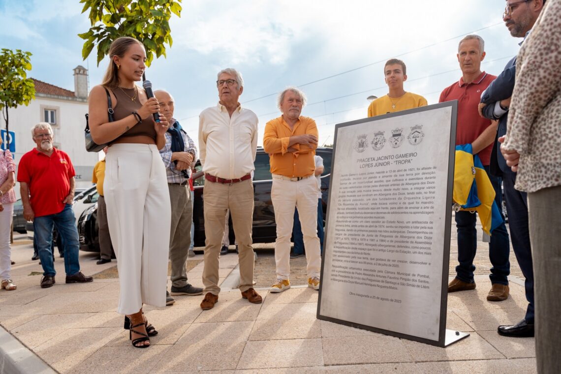 Largo foi rebaptizado Praceta Jacinto Gameiro Lopes Júnior “Tropa”