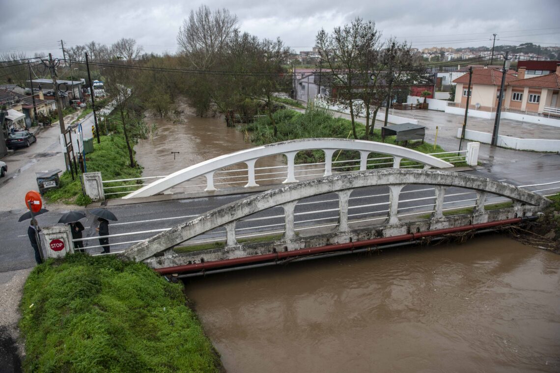 O rio Lis está em risco de voltar a transbordar