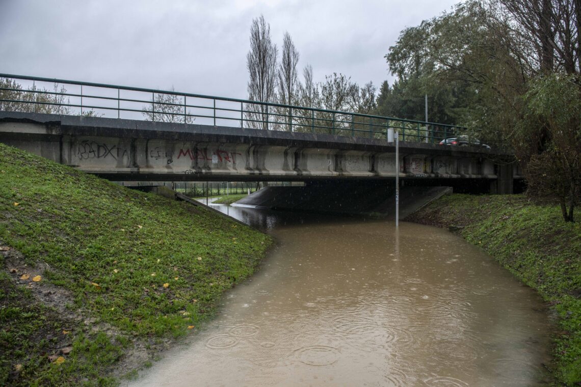 O rio Lis está em risco de voltar a transbordar