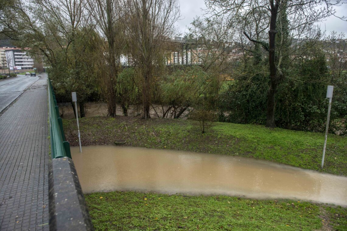 O rio Lis está em risco de voltar a transbordar