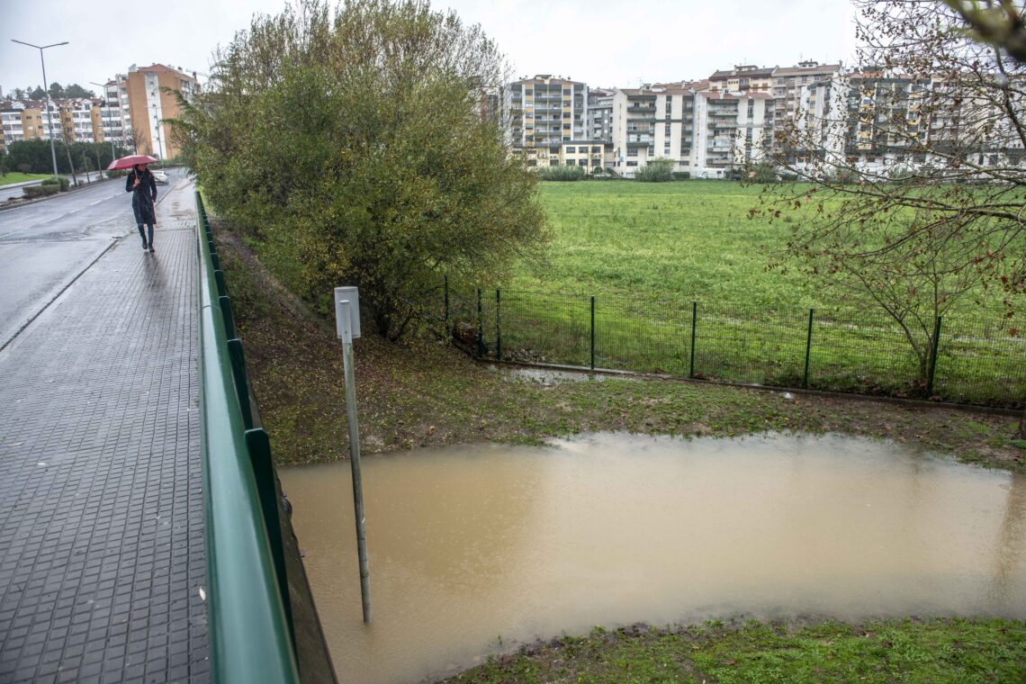 O rio Lis está em risco de voltar a transbordar