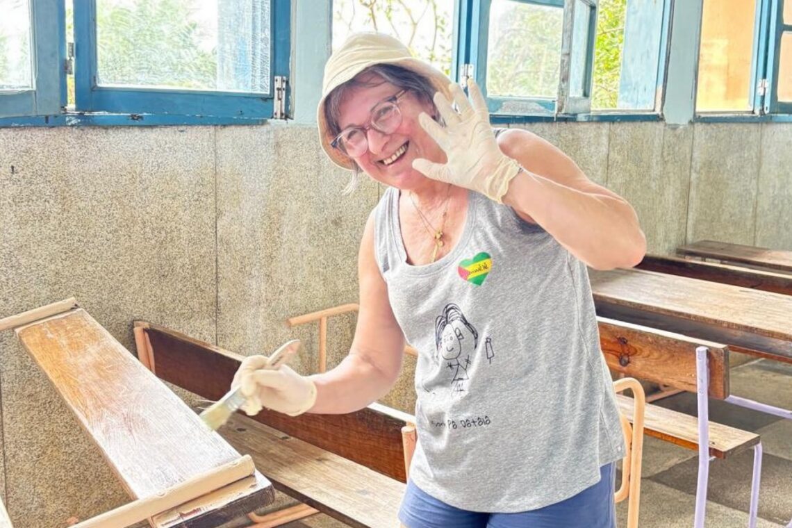 Aos 62 anos, Rosa Silva cumpriu o sonho de fazer uma missão em África