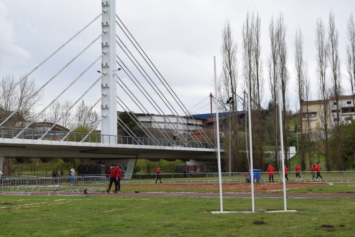 Atletas aproveitaram a tarde desta sexta-feira para treinar no Centro Nacional de Lançamentos