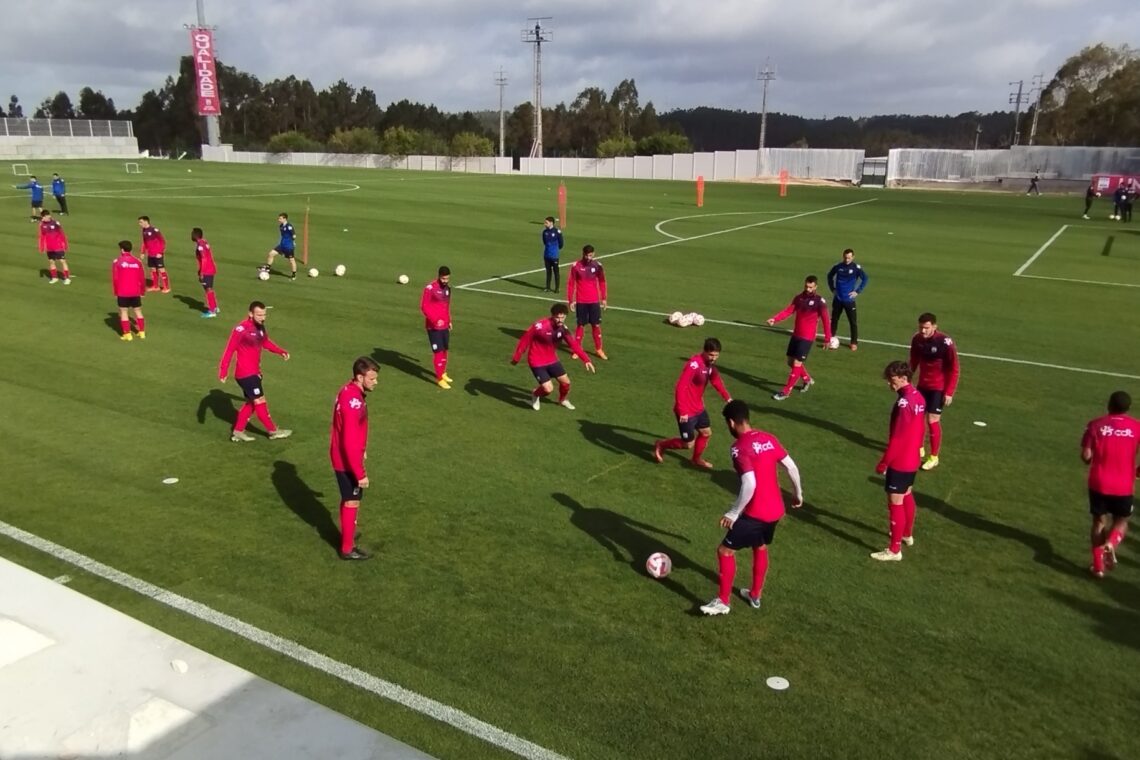 Campo de treinos no Complexo Desportivo da Bidoeira foi estreado pela equipa no final de Março deste ano