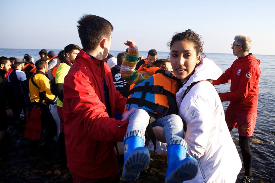 Em Lesbos (Foto: Elisabete Maisão)