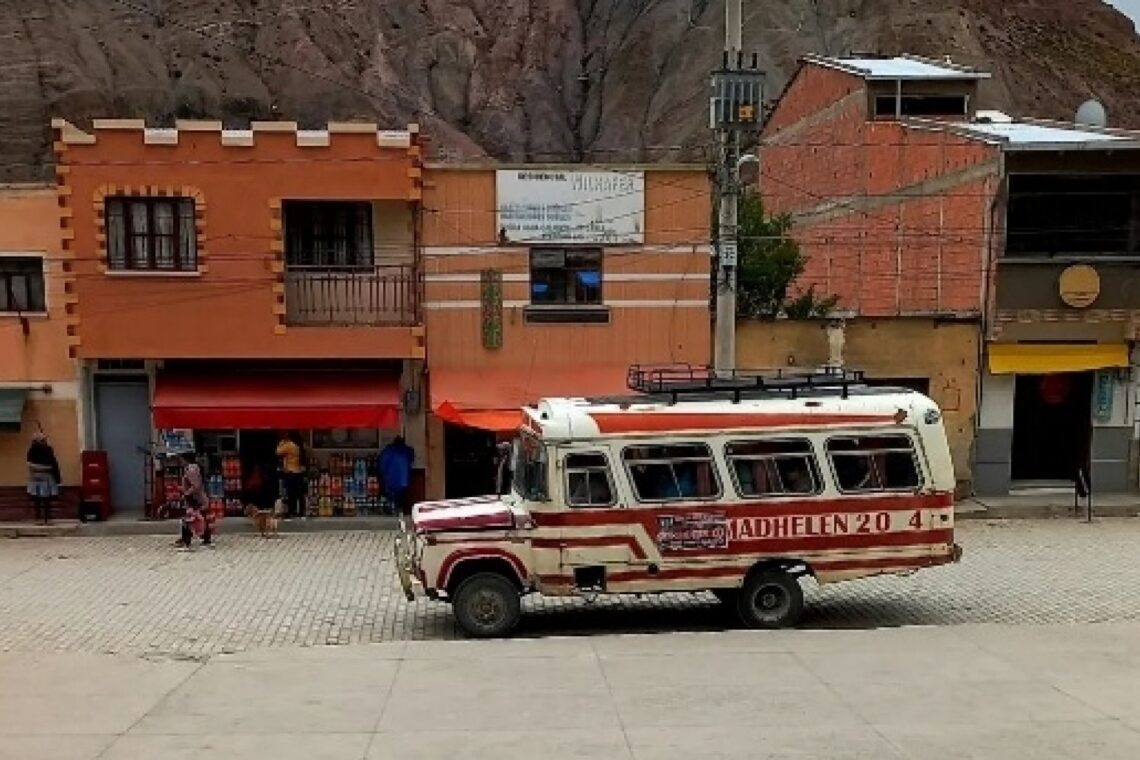 Na cidade de Uyuni, Bolívia