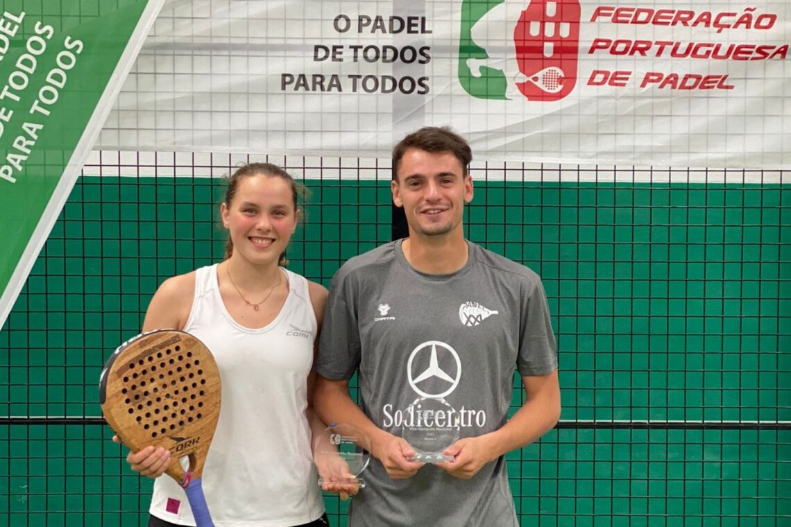 Leiriense também é vice-campeão nacional de padel na categoria M4 mistos com a parceira Daniela Ferreira