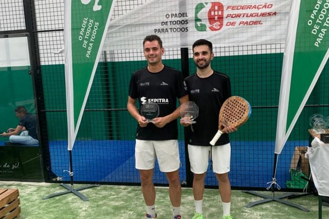 Vasco Rafael e Manuel Rito são campeões nacionais de padel em M5 masculinos