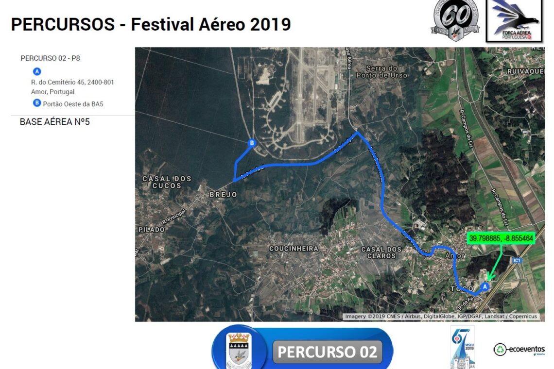 Veja onde estacionar para assistir ao Festival Aéreo na Base de Monte Real