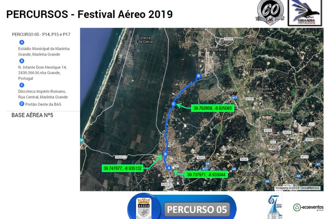 Veja onde estacionar para assistir ao Festival Aéreo na Base de Monte Real