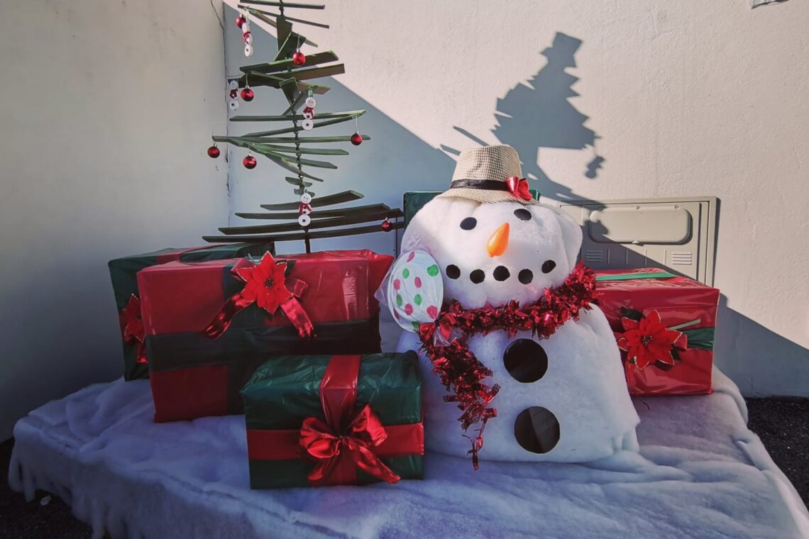 Aldeia de Natal foi à escola